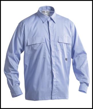 Linea ignifugo camicia manica lunga slt 8578 fr+antistatico+antiacido azzurro -