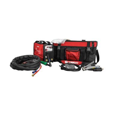 Saldatrice tig dc pulsata  inv. galileo tig 219hf+kit 25+ borsa 230v helvi